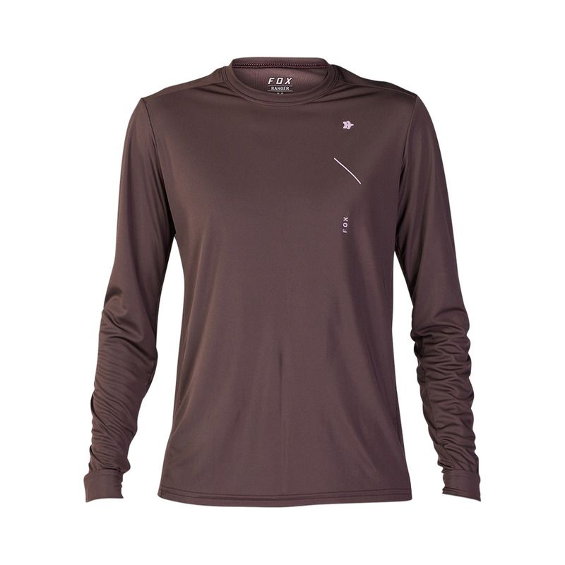 KOSZULKA ROWEROWA Z DŁUGIM RĘKAWEM FOX RANGER SATURATE PURPLE  ENDURO CROSS