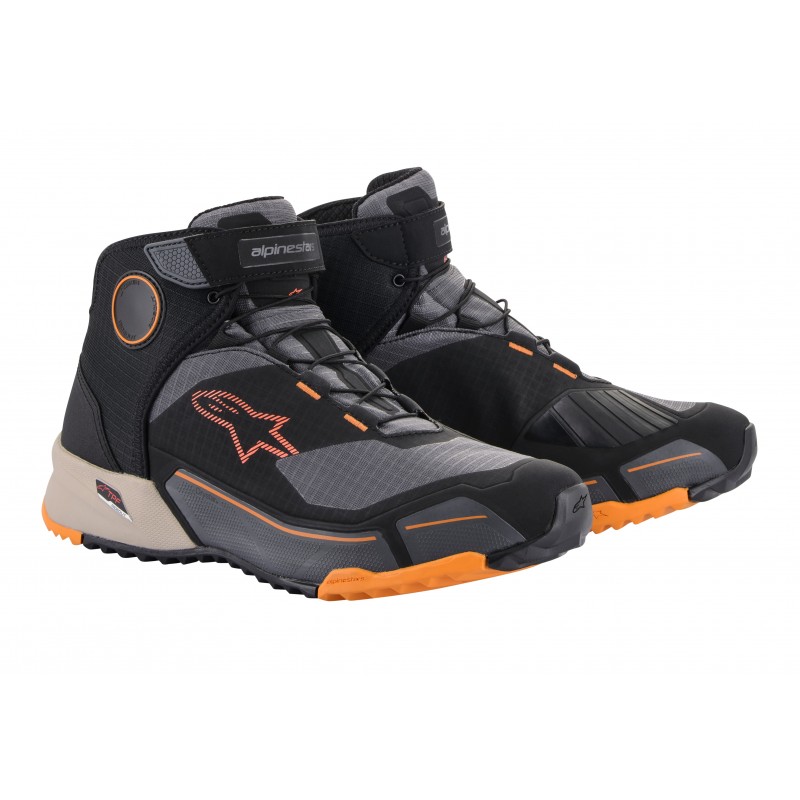 BUTY ALPINESTARS CR-X DRYSTAR BLACK/LIGHT BROWN/ORANGE 