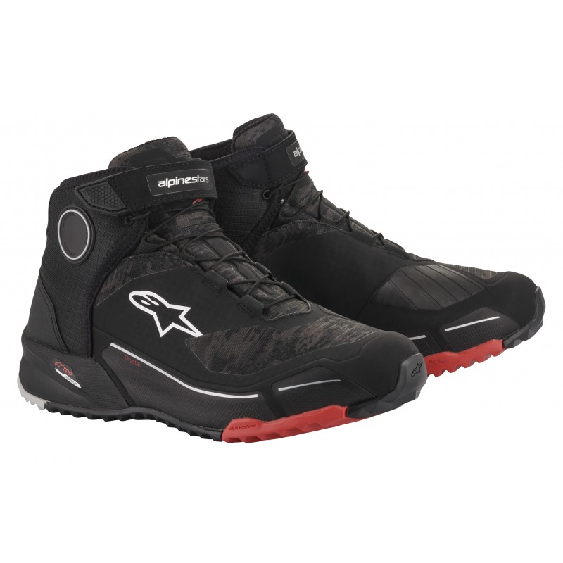 BUTY ALPINESTARS CR-X DRYSTAR BLACK CAMO RED 