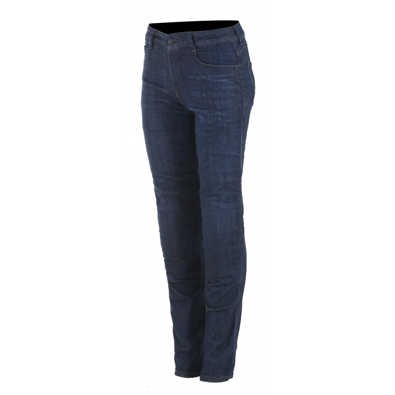 SPODNIE JEANS ALPINESTARS LADY DAISY V2 RINSE PLUS BLUE 
