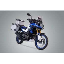 ZESTAW BAGAŻOWY ADVENTURE SW-MOTECH SUZUKI V-STROM 1050DE (21-) SILVER