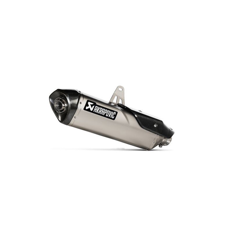 OCHRONA WYDECHU AKRAPOVIC SLIP ON SW-MOTECH TRIUMPH TIGER 900 MODELLE (19-23) SILVER