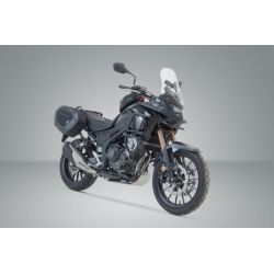 ZESTAW SAKW BOCZNYCH PRO BLAZE I STELAŻY SW-MOTECH HONDA CB500X (13-), NX500 (23-) BLACK