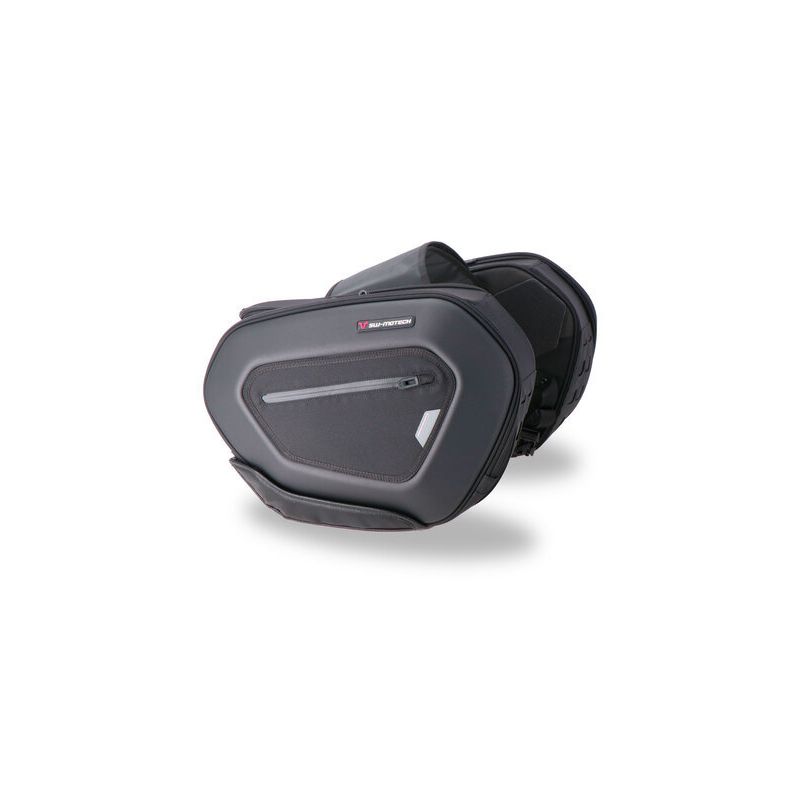 ZESTAW SAKW BOCZNYCH PRO BLAZE H I STELAŻY SW-MOTECH HONDA CBR300R, CBR500R/ CB500F (16-) BLACK