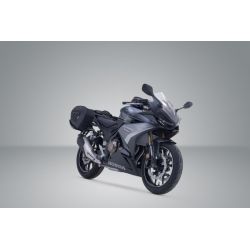 ZESTAW SAKW BOCZNYCH PRO BLAZE H I STELAŻY SW-MOTECH HONDA CBR300R, CBR500R/ CB500F (16-) BLACK
