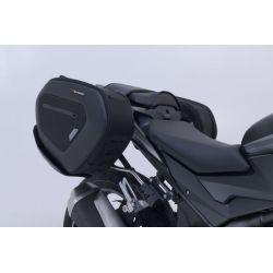 ZESTAW SAKW BOCZNYCH PRO BLAZE H I STELAŻY SW-MOTECH HONDA CBR300R, CBR500R/ CB500F (16-) BLACK