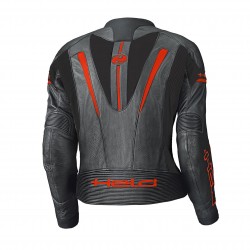KURTKA SKÓRZANA HELD LADY DEBBIE II BLACK/NEON RED 