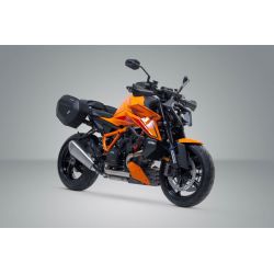 ZESTAW SAKW BOCZNYCH PRO BLAZE H I STELAŻY SW-MOTECH KTM 1290/1390 SUPER DUKE R/EVO BLACK