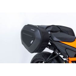 ZESTAW SAKW BOCZNYCH PRO BLAZE H I STELAŻY SW-MOTECH KTM 1290/1390 SUPER DUKE R/EVO BLACK