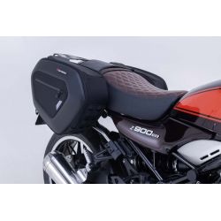 ZESTAW SAKW BOCZNYCH PRO BLAZE H I STELAŻY SW-MOTECH KAWASAKI Z900RS/CAFE/SE (17-) BLACK