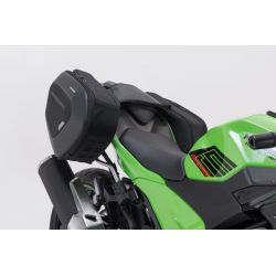 ZESTAW SAKW BOCZNYCH PRO BLAZE H I STELAŻY SW-MOTECH KAWASAKI NINJA 500 SE, Z500 (23-) BLACK