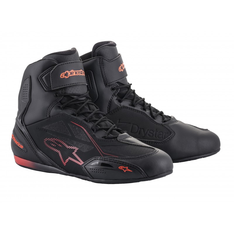 BUTY ALPINESTARS FASTER-3 DRYSTAR BLACK/FLUO RED 