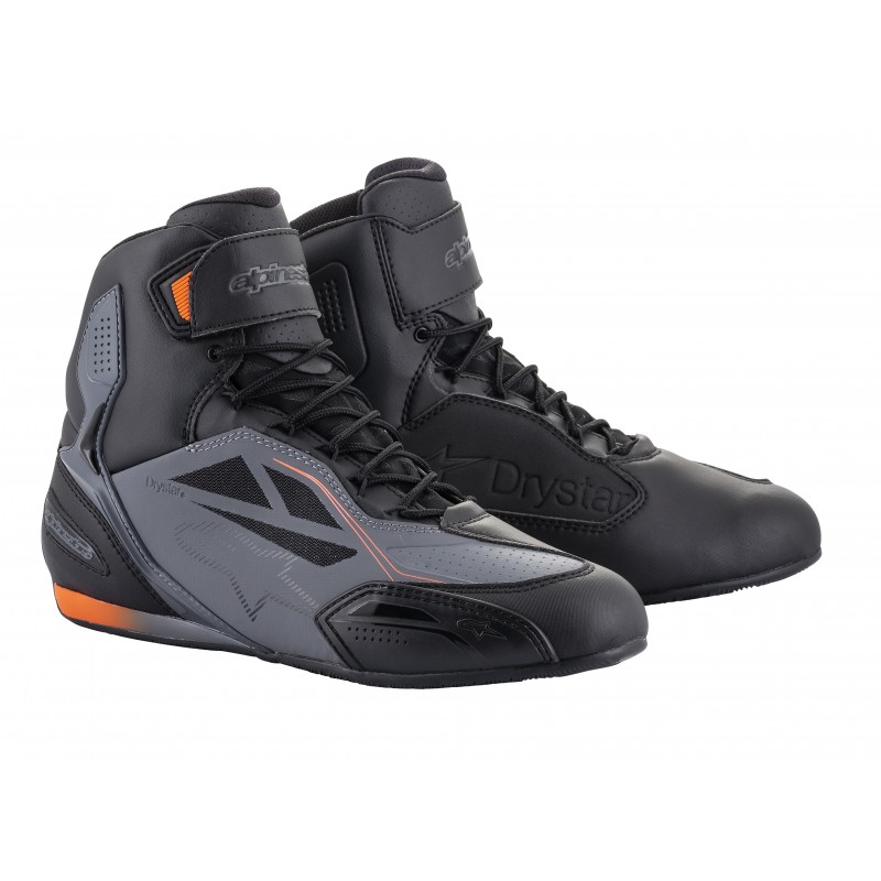 BUTY ALPINESTARS FASTER-3 DRYSTAR BLACK/COOL GREY/FLUO ORANGE 