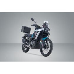 ZESTAW KUFRA CENTRALNEGO TRAX ADV SW-MOTECH CFMOTO 450MT (23-) BLACK