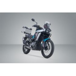 ZESTAW KUFRA CENTRALNEGO TRAX ADV SW-MOTECH CFMOTO 450MT (23-) SILVER