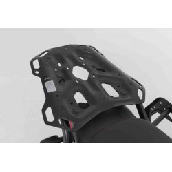 ZESTAW KUFRA CENTRALNEGO TRAX ADV SW-MOTECH MOTO GUZZI V85 STRADA (24-) SILVER