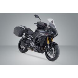 ZESTAW KUFRÓW BOCZNYCH AERO ABS I STELAŻY SW-MOTECH SUZUKI GSX-S1000GX (23-) 2×25L
