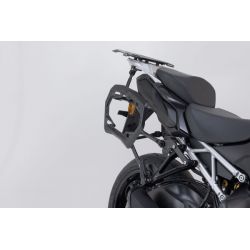 ZESTAW KUFRÓW BOCZNYCH TRAX ADV I STELAŻY SW-MOTECH SUZUKI GSX-S1000GX (23-) SILVER 45/45L