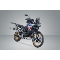 ZESTAW KUFRÓW BOCZNYCH TRAX ADV I STELAŻY SW-MOTECH BMW F 900 GS (23-) SILVER 45/37L