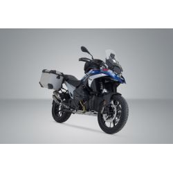 ZESTAW KUFRÓW BOCZNYCH TRAX ADV I STELAŻY SW-MOTECH BMW R 1300 GS (23-) SILVER 37/37L