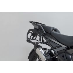 ZESTAW KUFRÓW BOCZNYCH TRAX ADV I STELAŻY SW-MOTECH BMW R 1300 GS ADVENTURE (24-) BLACK 37/37L
