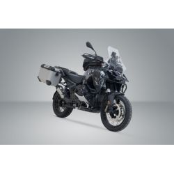ZESTAW KUFRÓW BOCZNYCH TRAX ADV I STELAŻY SW-MOTECH BMW R 1300 GS ADVENTURE (24-) SILVER 45/45L