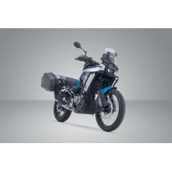 ZESTAW KUFRÓW BOCZNYCH AERO ABS I STELAŻY SW-MOTECH CFMOTO 450MT (23-) 2X25L