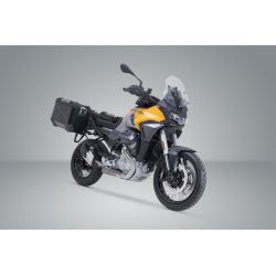 ZESTAW KUFRÓW BOCZNYCH TRAX ADV I STELAŻY SW-MOTECH MOTO GUZZI STELVIO (23-) BLACK 37/37L