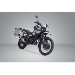 ZESTAW KUFRÓW BOCZNYCH TRAX ADV I STELAŻY SW-MOTECH ROYAL ENFIELD HIMALAYAN 450 (23-) SILVER 37/37L