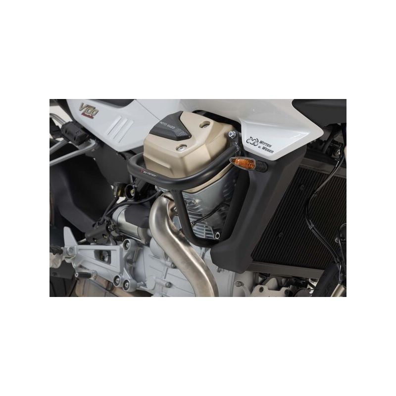 CRASHBAR/GMOL SW-MOTECH MOTO GUZZI V100 MANDELLO/S, STELVIO BLACK