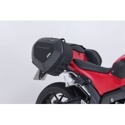 ZESTAW SAKW BOCZNYCH PRO BLAZE H I STELAŻY SW-MOTECH CB500F/CB650F/CBR500R/CBR600RR/CBR650F BLACK