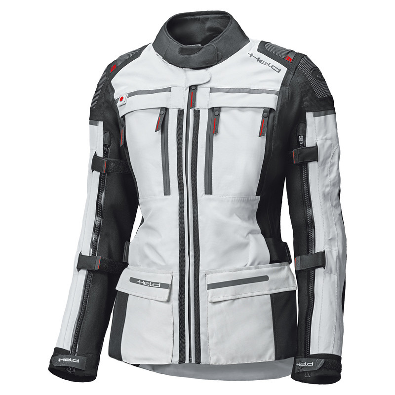 KURTKA TEKSTYLNA HELD LADY ATACAMA [GORE-TEX] GREY/RED 
