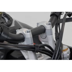 ZESTAW PODWYŻSZAJĄCY KIEROWNICĘ SW-MOTECH 20MM TRIUMPH TIGER 900 GT/RALLY PRO SILVER