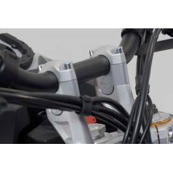 ZESTAW PODWYŻSZAJĄCY KIEROWNICĘ SW-MOTECH 30MM TRIUMPH TIGER 900 GT/RALLY PRO SILVER