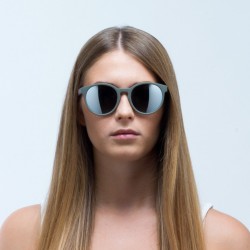 OKULARY RED BULL SPECT LACE OLIVE GREEN - SZKŁA SMOKE WITH SILVER MIRROR POL