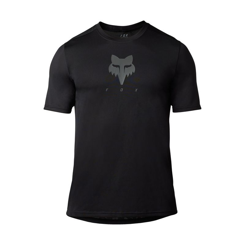 KOSZULKA ROWEROWA FOX RANGER TRU DRI BLACK  ENDURO CROSS
