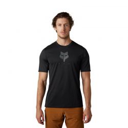 KOSZULKA ROWEROWA FOX RANGER TRU DRI BLACK  ENDURO CROSS