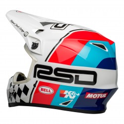 KASK BELL MX-9 MIPS RSD THE RALLY GLOSS WHITE/BLACK 