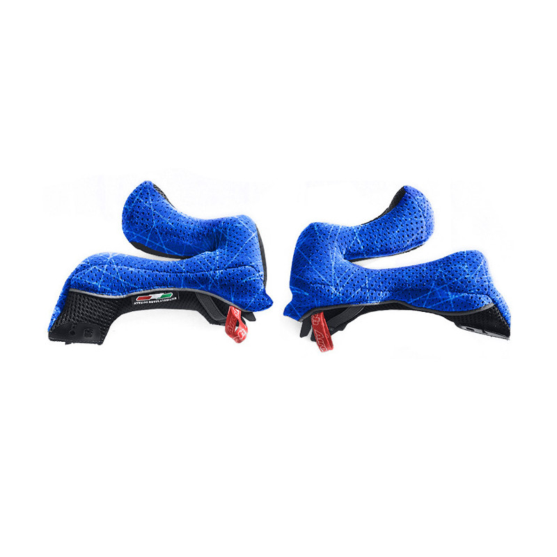 PODUSZKI POLICZKOWE DO KASKU AIROH AVIATOR 2.2/AVIATOR 2.3 BLUE  (10 MM)