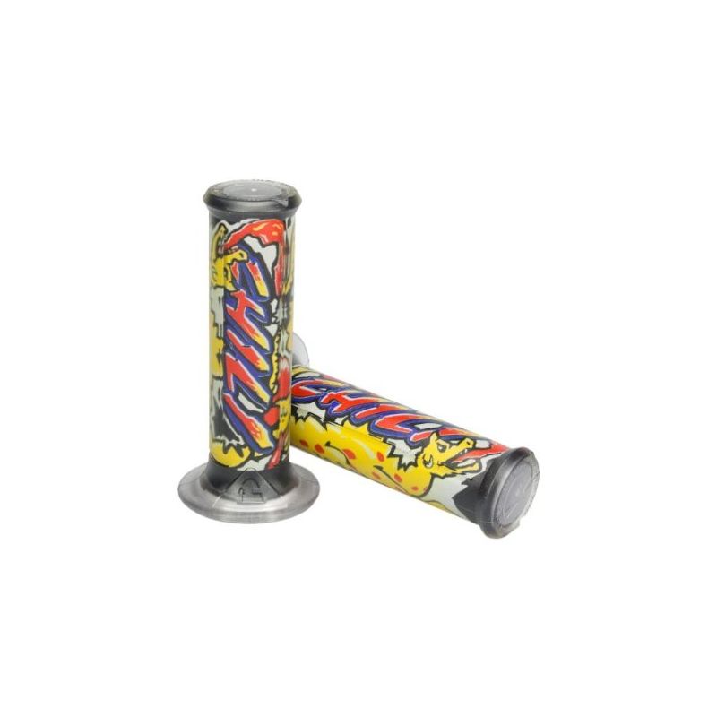 HARRI'S WYPRZEDAŻ MANETKI 01684-CL (120 MM/22 MM) BEZ OTWORU KOLOR ŻÓŁTY/NIEBIESKI/CZERWONY