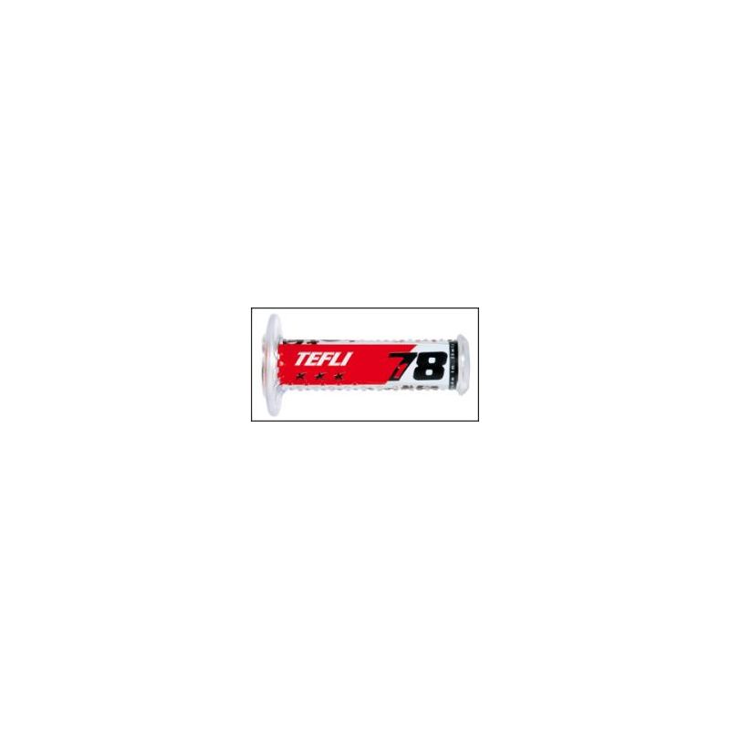 HARRI'S WYPRZEDAŻ MANETKI 01689-RDE8 TEFLI 78 (115 MM/22 MM) BEZ OTWORU KOLOR CZERWONY/BIAŁY/CZARNY