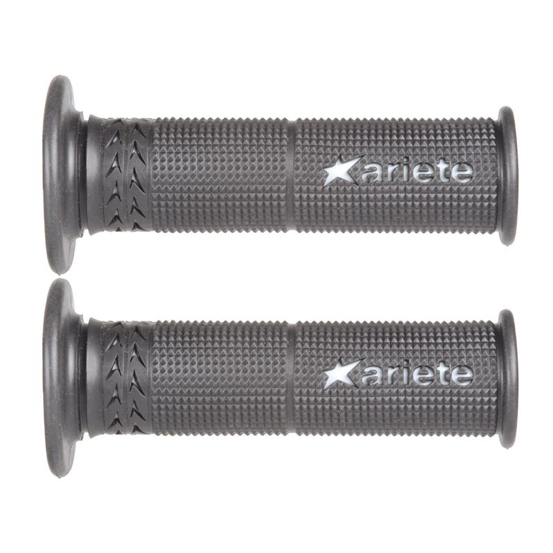ARIETE MANETKI ROAD SUPER SOFT ESTORIL SUPER BIKE GEL (120 MM) Z OTWOREM KOLOR CZARNY BIAŁY (12)