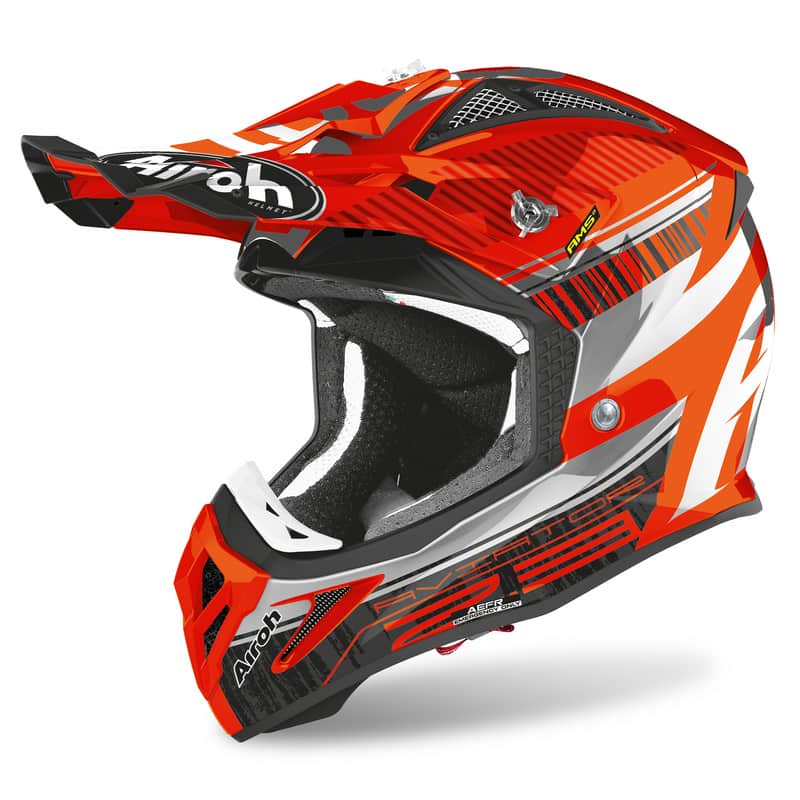 KASK AIROH AVIATOR 2.3 AMS2 NOVAK CHROME ORANGE 