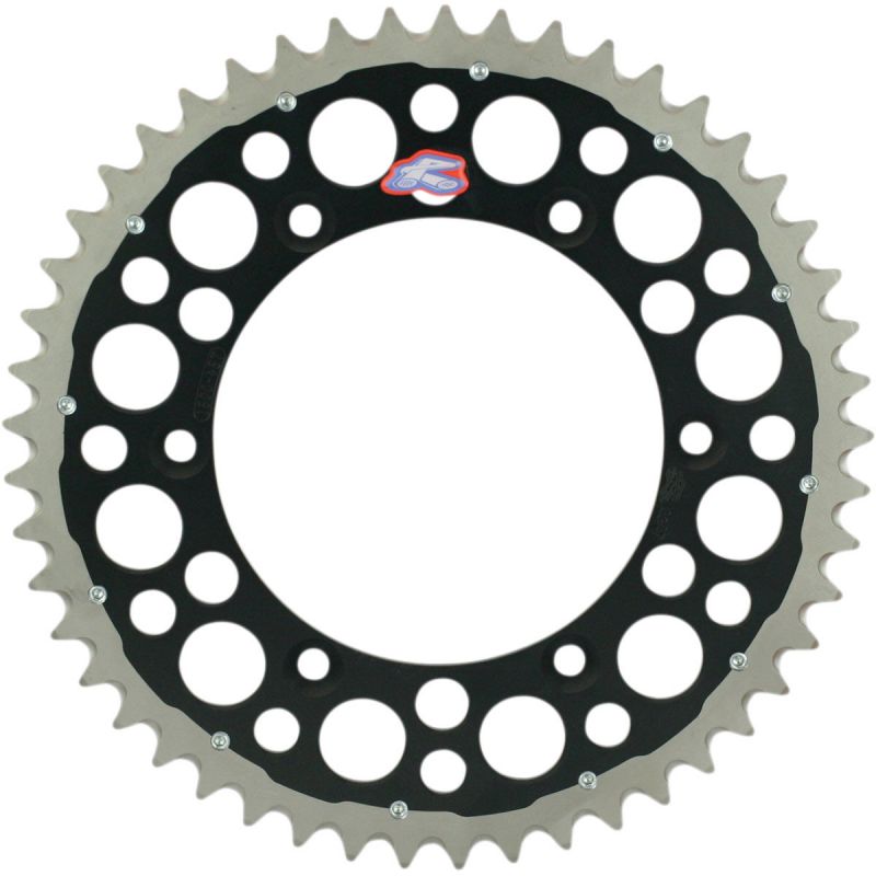 RENTHAL ZĘBATKA TYLNA TWINRING 808 49 (STALOWO-ALUMINIOWA) KOLOR CZAR
