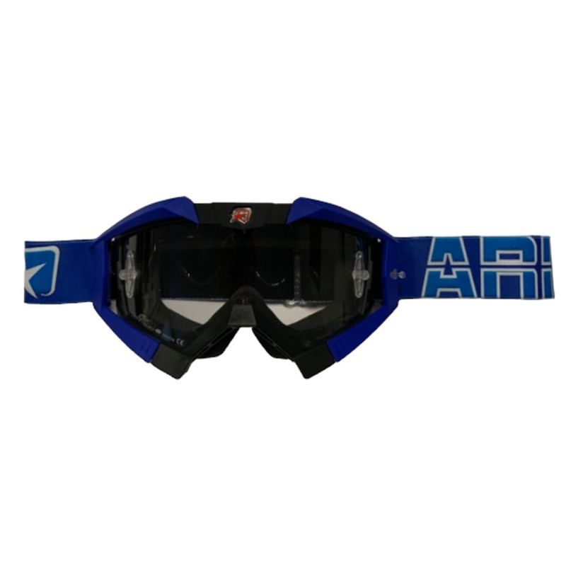 ARIETE GOGLE RIDING CROWS BASIC KOLOR CZARNY/GRANATOWY, SZYBKA ANTI FO