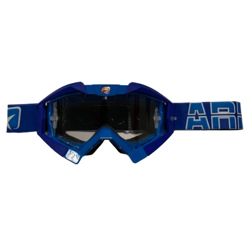 ARIETE GOGLE RIDING CROWS BASIC KOLOR NIEBIESKI/GRANATOWY, SZYBKA ANTI