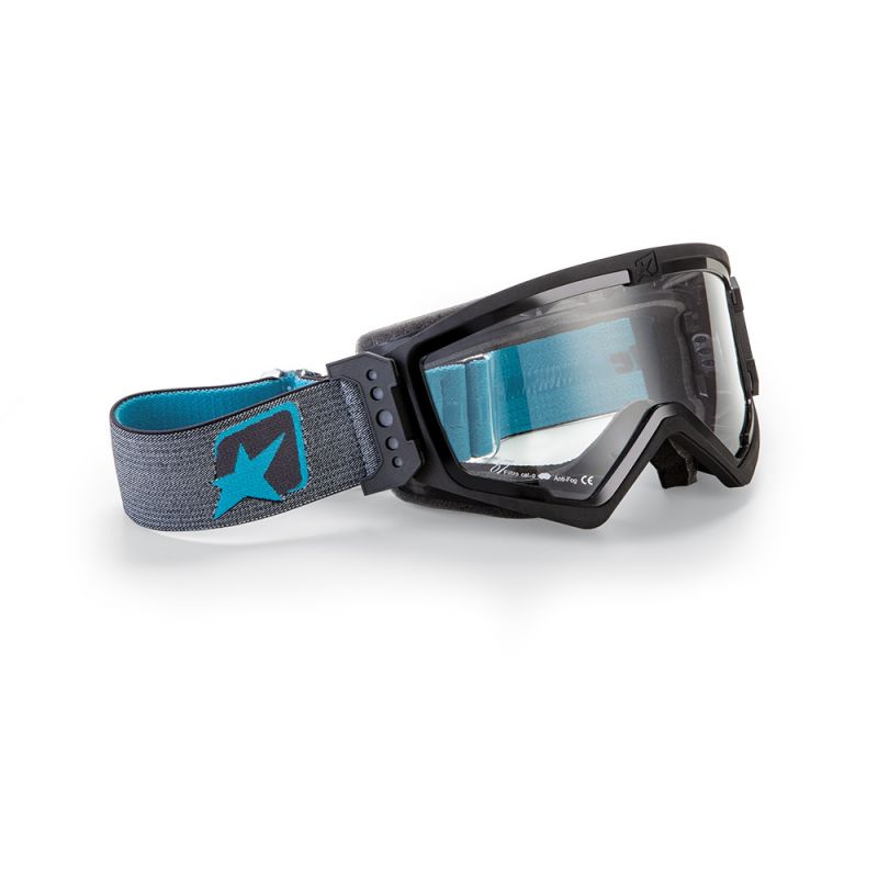 ARIETE GOGLE MUDMAX EASY KOLOR CZARNY / SZARY, SZYBKA ANTI FOG, ANTI S