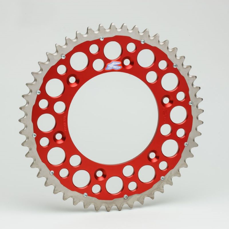RENTHAL ZĘBATKA TYLNA TWINRING 289 49 (STALOWO-ALUMINIOWA) KOLOR CZER