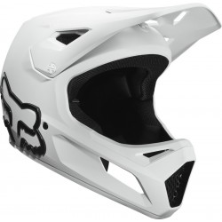 KASK ROWEROWY FOX JUNIOR RAMPAGE WHITE  ENDURO CROSS