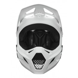 KASK ROWEROWY FOX JUNIOR RAMPAGE WHITE  ENDURO CROSS